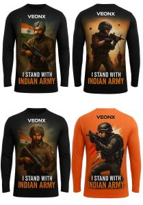 Veonx Full Sleeve Sports T-Shirt