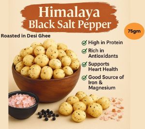 Himalaya Black Salt Pepper Roasted Makhana