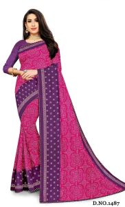Ladies Printed Chiffon Saree