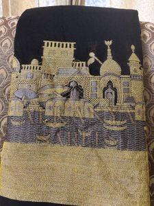 Ladies Banarasi Ganga Ghat Silk Saree