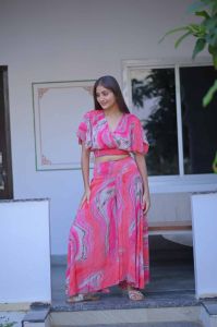 Bobin Top Umbrella Pajama Women Co Ord Set