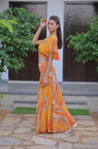 Bobin Top Silk Women Co Ord Set