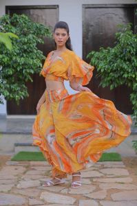 Bobin Top Silk Women Co Ord Set