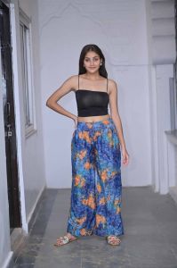 Printed Polysilk Bobin Ladies Pajama