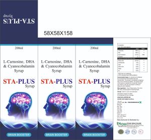 L-Carnosine DHA and Cyanocobalamin Syrup