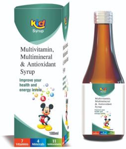 Multivitamin Multimineral and Antioxidant Syrup for Kids