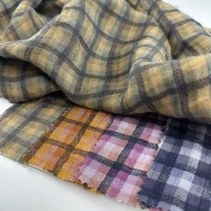 Checked Shirting Fabric
