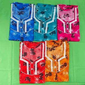 Ladies Multicolor Cotton Nighties