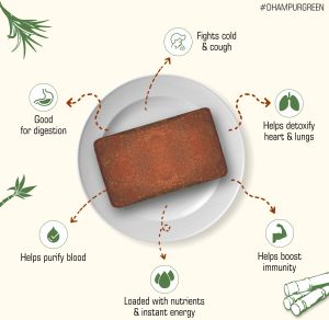 1Kg Pure Natural Jaggery