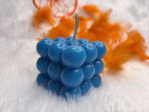 Bold Bubble Cube Wax Candle