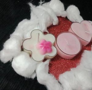 Poly Shaped Tealight Wax Candle