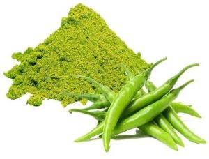 Dehydrated Green Chilli Powder