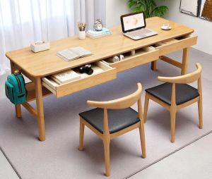 2 Seater Wooden Study Table