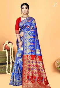 Ladies Designer Baluchari Saree