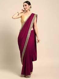 Ladies Designer Satin Saree