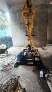 Mild Steel Monkey Hoist Lifting Machine