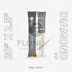 20 X 2.5 Inch Dia Diamond RO Spun Filter Cartridge
