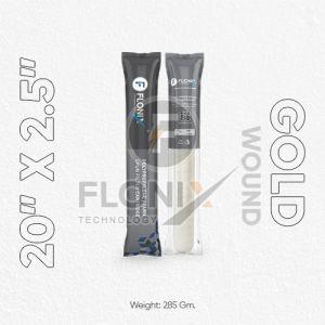 20 X 2.5 Inch Dia Wound Gold RO Spun Filter Cartridge