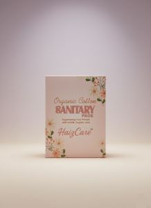 Haizcare Organic Cotton Biodegradable Sanitary Pad