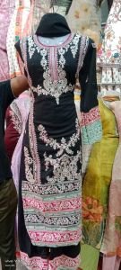 Heavy Work Simar Silk Palazzo Kurti