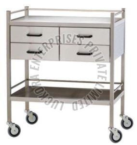 Stainless Steel Medicine Trolley