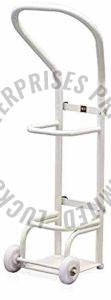 Stainless Steel Oxyzen Cylinder Trolley