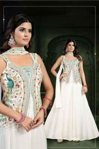 ladies designer 3 piece dress