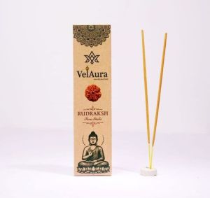 VelAura Rudraksh Floral Incense Sticks Kraft Box