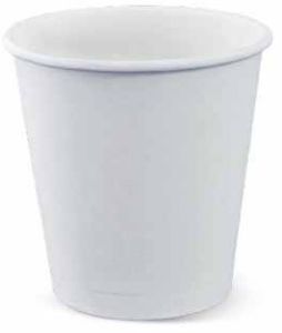 12 OZ White Single Wall Paper Cup