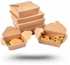 2100ml Kraft Paper Ipl Lunch Box