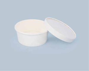 250ml White Paper Container