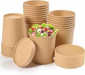 350ml Kraft Paper Food Container