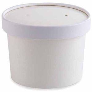 500ml White Paper Dood Container