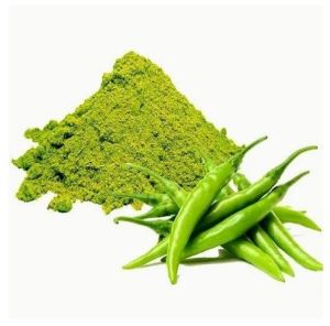 Dehydrated Green Chilli Powder