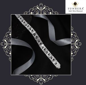 Cut Out Link Design Silver Bracelet