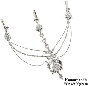 Floral Layered Chain Kamarbandh Belt