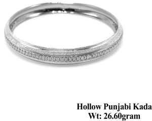 Hollow Silver Punjabi Kada
