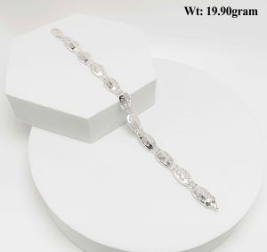 Oval Link Silver Design Bracelet