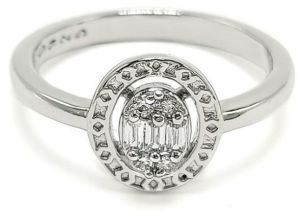 Roman Oval Diamond Cut Ladies Ring