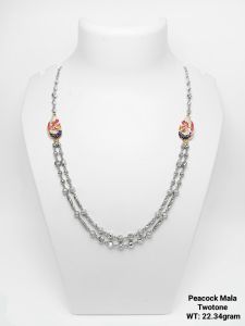 Vati MS Silver Dual Pendant Necklace