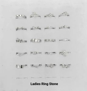 Chevron Dual Band Ladies Ring