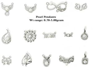 Leaf Motif Pearl Stone Pendant
