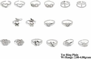 Open Heart S925 Silver Toe Ring