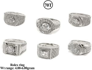Round Halo Diamond Rolex Ring