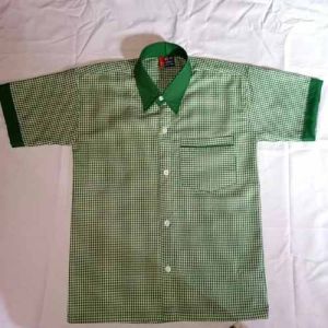 Checked Boys Regular Fit School Shirt