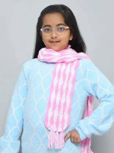 Girls Premium Wool School Scarf