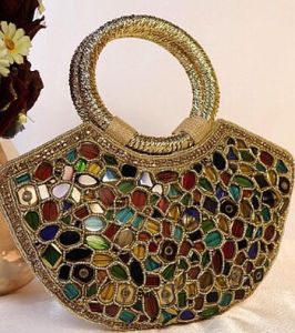 Handcrafted Stone Hand Bag