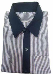 Striped Boys Cotton School Shirt