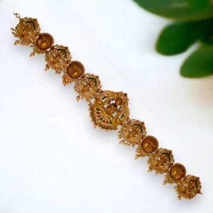 Women Antique Gold Finish Waist Belt