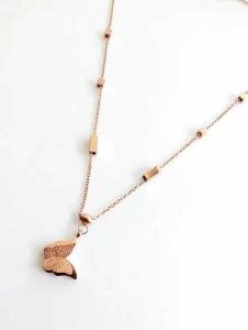 Women Trendy Gold Plated Pendant Chain